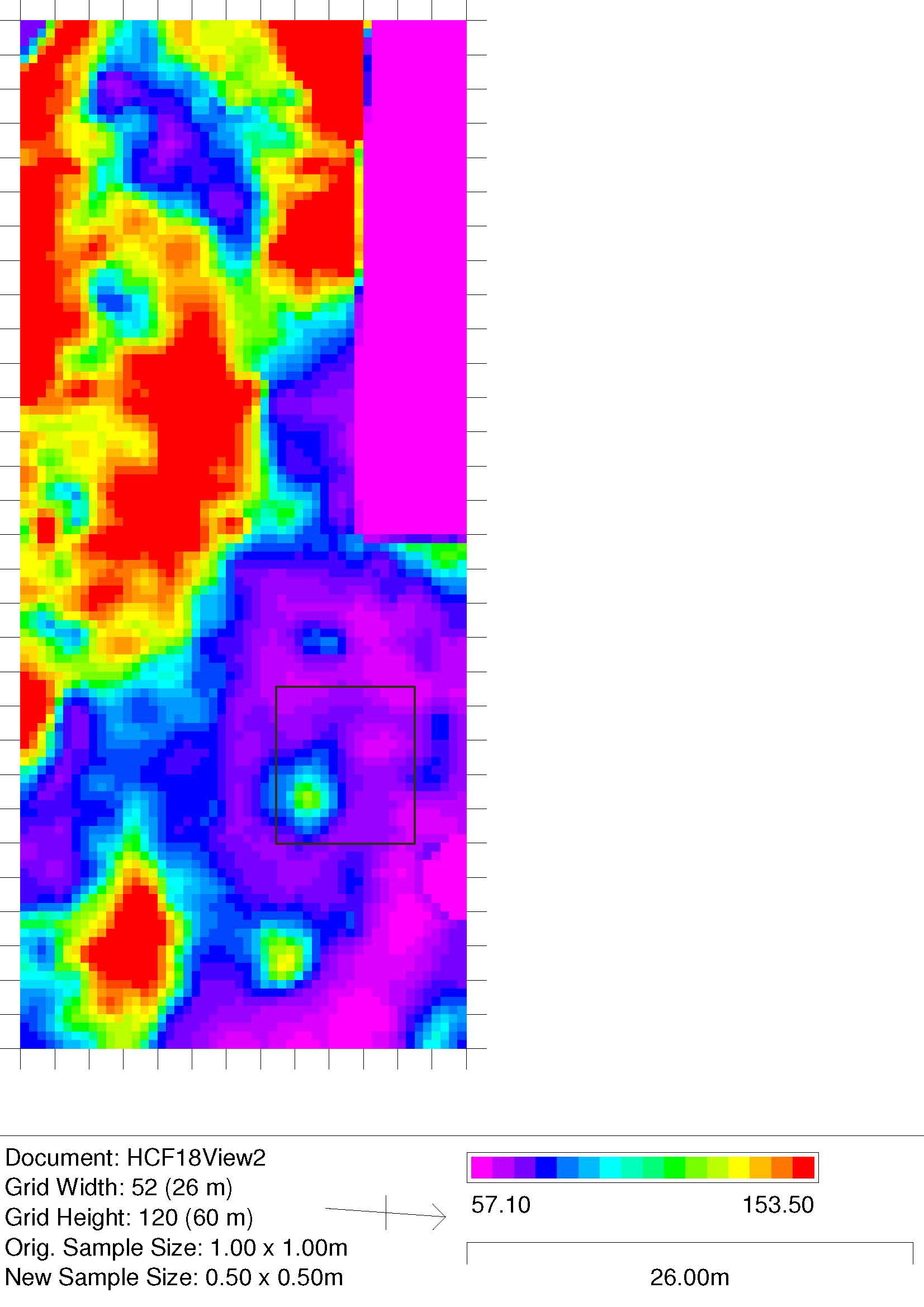 The results of the resistivity survey