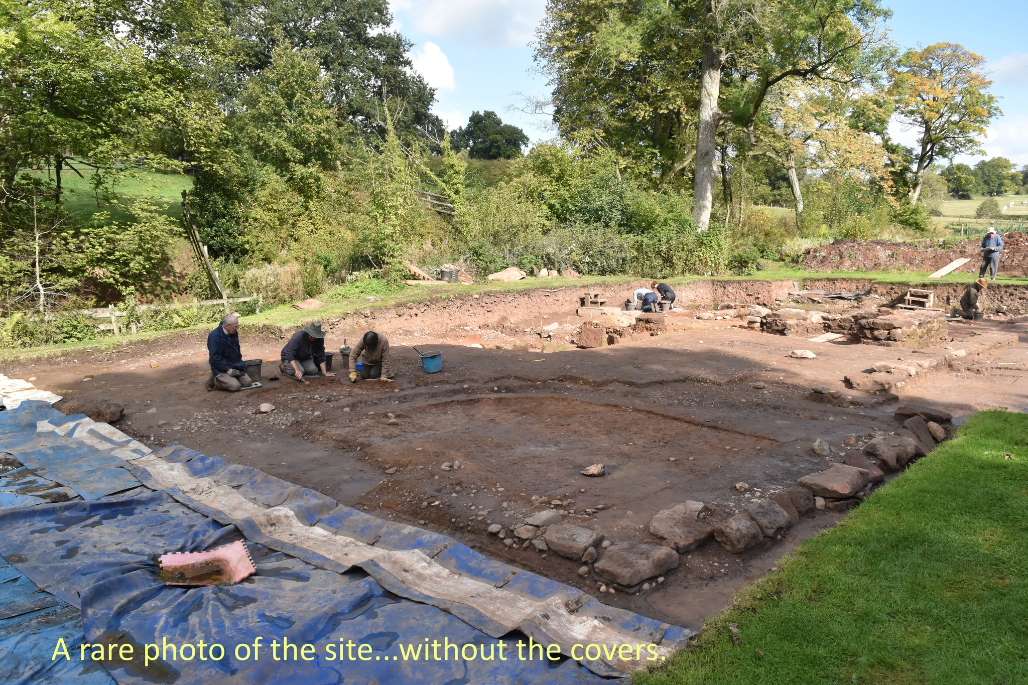 A View across the excavation from the SW corner to the NE corner